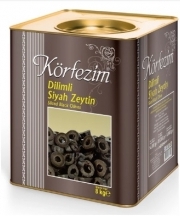 Krfezim Dilimli Siyah Zeytin 8 kg